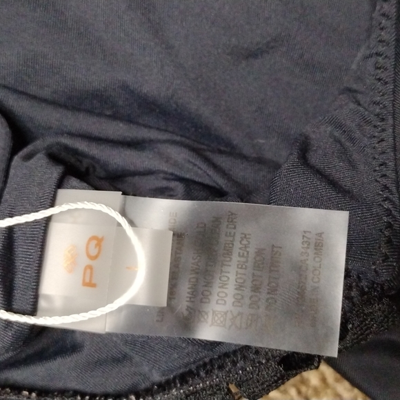 NWT PQ Mid High Neck Lace One Piece Swimsuit - Picture 11 of 15